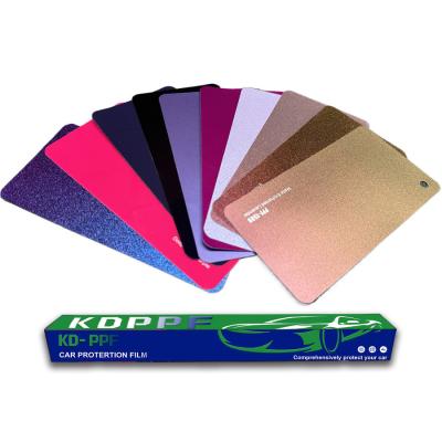 China 8 Mil Luxury Glitter Series Car Film Installation Friendly TPU Color Change PPF for sale