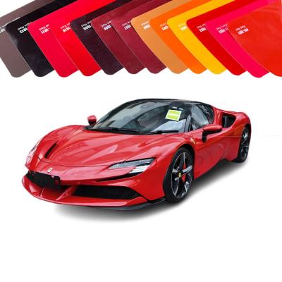 China High Gloss Red TPU PPF Self-Healing Car Wrap Film UV Protection Suitable for All Vehicle Types for sale