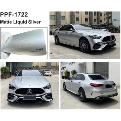 China Matte Liquid Sliver Anti Dirty Color Paint Protection Film Self Adhesive PPF Color Wrap Film for sale