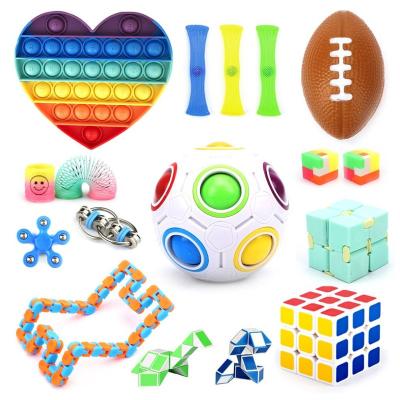 China Family Game 0082 Relaxing Anti-Anxiety Restless Person Toys Set Package Stress Sensory Anti Restless Person Toys Set Package For Children for sale