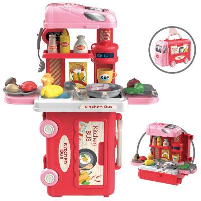 China DIY Kitchen TOY Mini Baby Luxury Real Toys Pretend Play Set Bedroom Cookware Restaurants Chif Home Kitchen Toys For Girls for sale