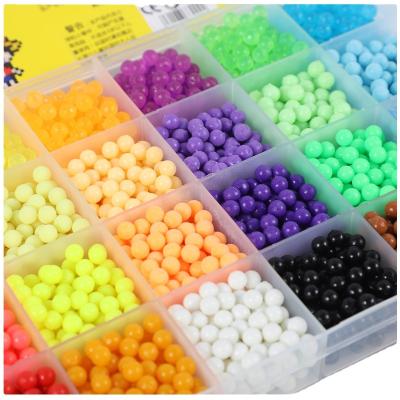 China PVA 24 Colors Water Jet Beads Set DIY Beads Art Crafts Toys Water Magic Magic Beads for sale