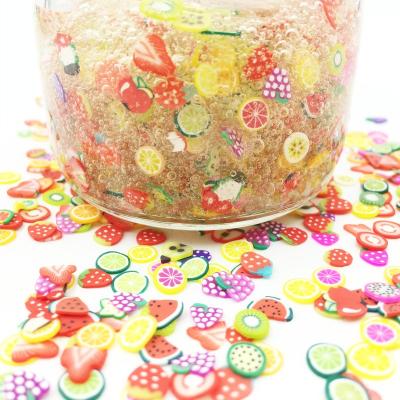 China Mud Accessories Diy Phone Mud Accessories Fruit Small Charms Soft Pottery Mud Pieces Accessories for sale