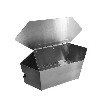 China Sustainable Stainless Steel Pet Box Pet Box Dog Poop Storage Box for sale