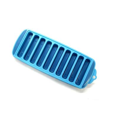 China Sustainable flexible and non-stick silicone ice cube sticks ice cube tray for sale