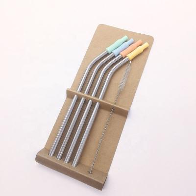 China New Minimalist Stainless Steel Drinking Straws, Portable Reusable Drinking Straws for sale