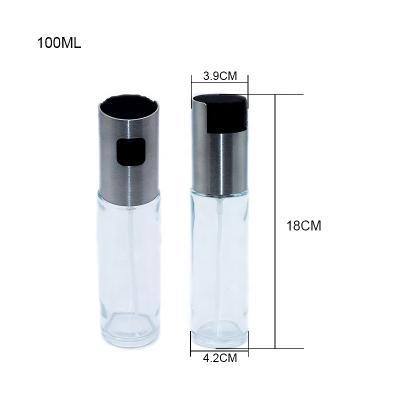 China Hot Selling Viable Stainless Steel Glass Spritzer Dispenser For Cooking BBQ Vinegar Olive Oil Sprayer for sale