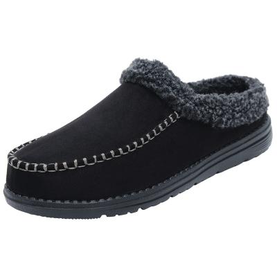 China Wholesale-Winter Warm Indoor Outdoor Indoor Winter ITAZERO Fashion Trend ITAZERO Leather Mule Shoes Men Slippers For Men for sale