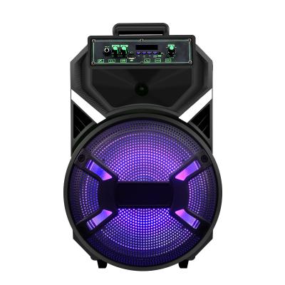 China No Tooth Hot Selling Speakers 12inch Portable Outdoor Wireless Blue Speaker Super Bass Mic TF Card Music Speaker for sale