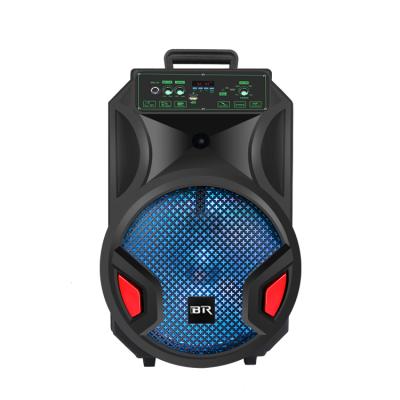 China No PA Speaker Manufacturer 12 Inch Wireless BT Speaker With Disco Audio Light Talker Home System Party Active Speaker for sale