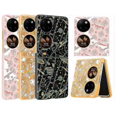 China New Bling Full PU Leather Shockproof Plastic Shockproof Protective Case For Huawei P50 Pocket Case for sale