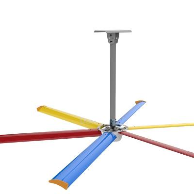 China DADF-6-55 DADF-6-55 industrial cooling fan bldc motor 18ft low speed large ceiling fan 5500mm for fitness centers for sale