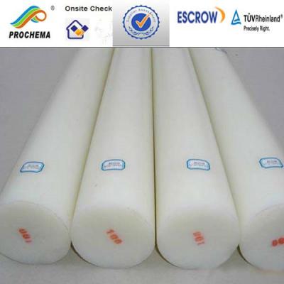 China PVDF moulded rod, PVDF extruded rod for sale