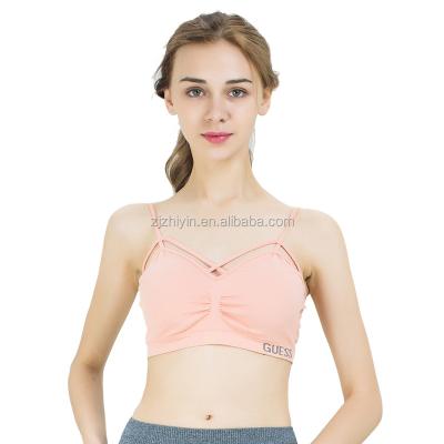 China High quality anti-static girl custom made sports seamless bra on sale for sale