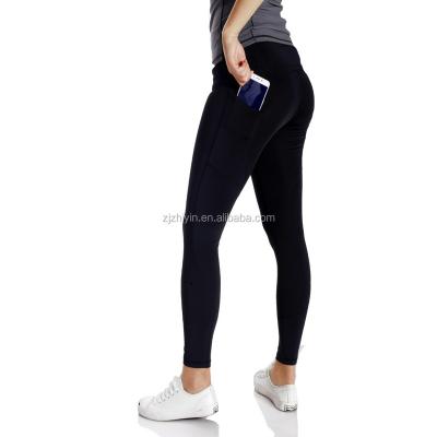 China Anti Static Wholesale Women Yoga Gaiters Pants With Pockets High Waist Tummy Control for sale