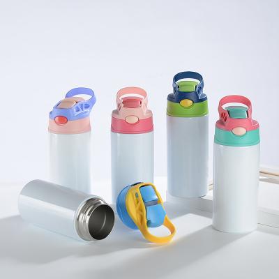 China Sustainable Sublimation Blanks Stainless Steel Vacuum Insulated Wall Lined 14 Oz Kids Straight Bottle for sale