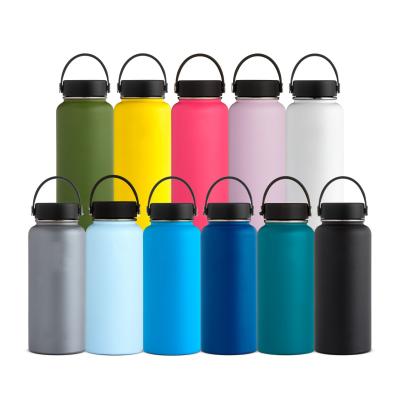 China Wholesale Sustainable Indoor Outdoor Europe Japan Wide Mouth Flask Water Bottle Vacuum 304 Stainless Steel Insulated Water Bottle for sale