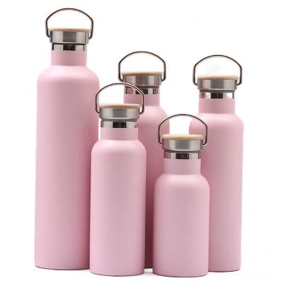 China New Fashion Sustainable Medium Empty Mouth Mingtao Double Wall Insulated Stainless Steel Sports Water Bottle for sale