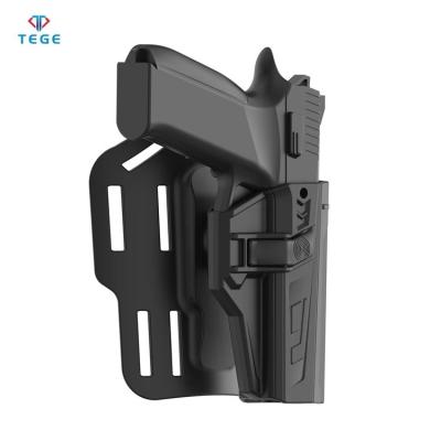 中国 TEGE 360 Degree Auto-angel Adjust Handgun Polymer Military Tactical Police Pistol Holster Fits CZ P07/P09 With Droleg Platform 販売のため