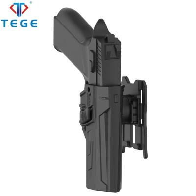 China Tege holster cz p07 P09 360 degree auto-angle MOLLE holster High quality Polymer tactical holster for sale