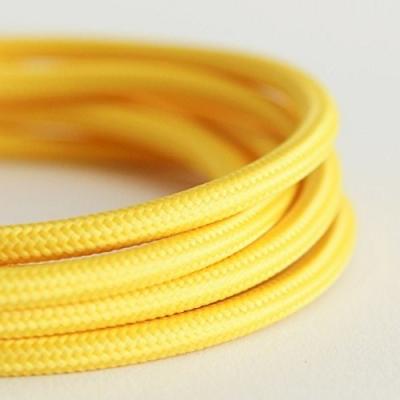 China Colorful Lighting Cable Indoor Lighting Colorful Cloth Covered Electric Wire Textile Braided Insulated Power Cable PVC Copper Stranded 2*0.75mm VDE for sale