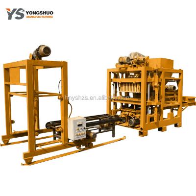 China QTJ4-25 cement solid brick high speed brick making machine for sale