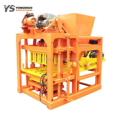 China automatic hollow block machine Concrete brick making machine qt4 25 à venda