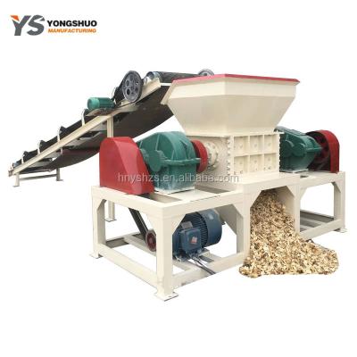 China industrial rubber aluminum scrap double shaft shredder for sale