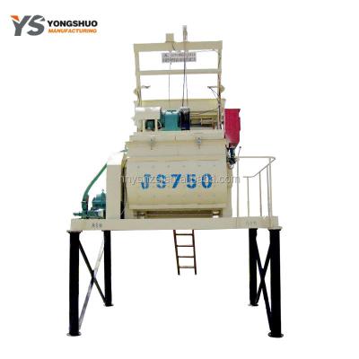 China New High efficiency Stationary Cement Concrete Mixer Js750 for sale