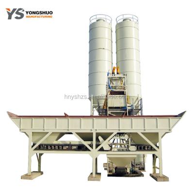 Китай mini HZS 25 stationary small concrete batching plant продается