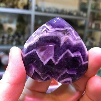 China Wholesale Natural Crystal Gemstone Heart Amethyst Quartz Crystal Dream Heart From China for sale