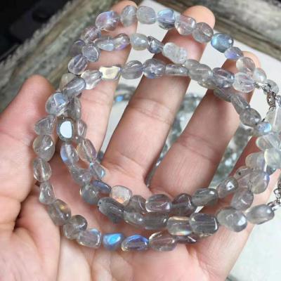 China Wholesale Natural Crystal Brace Lace Stone Environmental Protection Bracelet Polished Labradorite Healing Bracelets for sale