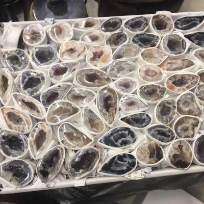 China Wholesale Cornucopia Agate Crystal Cluster Geode Quartz Crystals Agate Quartz Crystals from China for sale