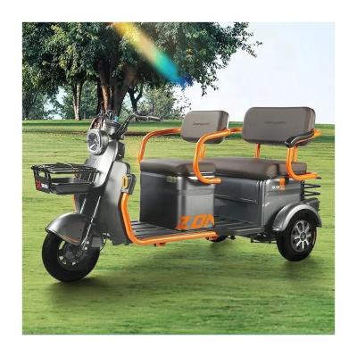 中国 351-500w Electric Tricycle with Passenger Seat and Front Drum Rear Drum Brake System 販売のため