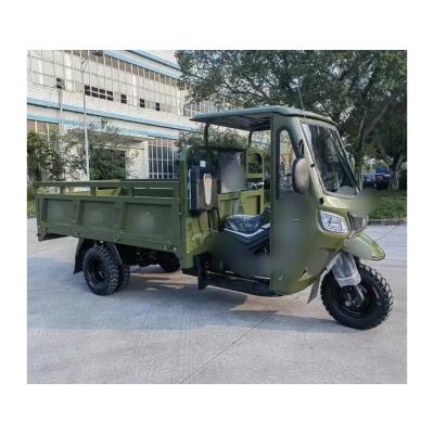 China Zongshen Heavy Duty Cargo Truck Tricycle 300cc Gasoline Motorized Tricycles for Off Road for sale