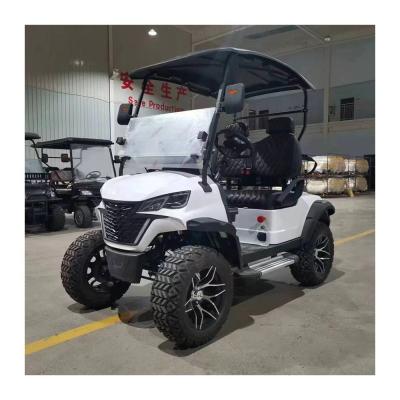 China 4 Seater Electric Golf Cart Standing Postion of Tail Caddie 48V LiFePO4 Lithium Batteries for sale