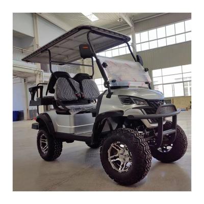 China 4 Wheel Drive 4 Seater Electric Golf Cart with Minimum Grand Clearance of 100-150mm for sale