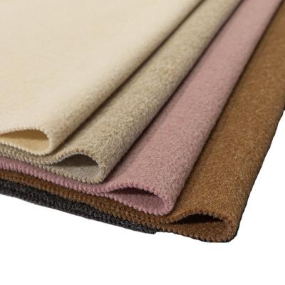 China 2022 Professional Manufacturer TR MELTON FABRIC Breathable ITEM PLUSH WINTER FABRIC NEW for sale