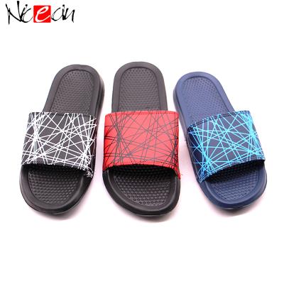 China 2021 Fashion Trend Boy's Slippers Eva Flip Flop Slides Slipper Fashion Eva Customized Mens Slippers for sale