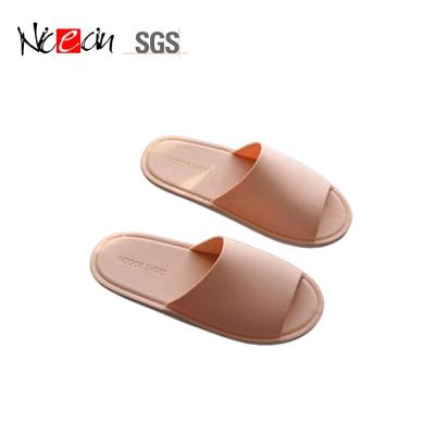 China New Arrival Flat Shoes Women's Wholesale Colorful PVC Summer Slippers Sandals for sale