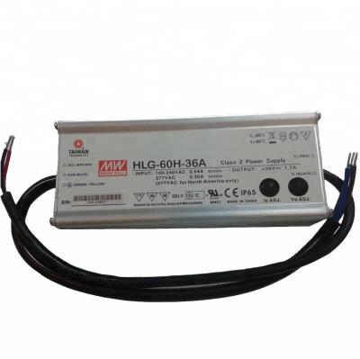 China MeanWell 15v 20v 24v 30v36v 42v 48v 54v 60w Dimmable pwm LED Power Supply Driver Street Light Constant Voltage Constant Current 0-10V for sale