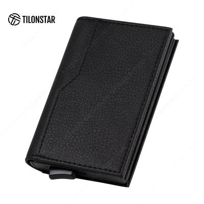 China outdoor map & Smart Professional Wallet Money Pocket Aluminum Factory Wallet Pop Up Slim Card Holder Business Card Holder Leather Wallet for sale