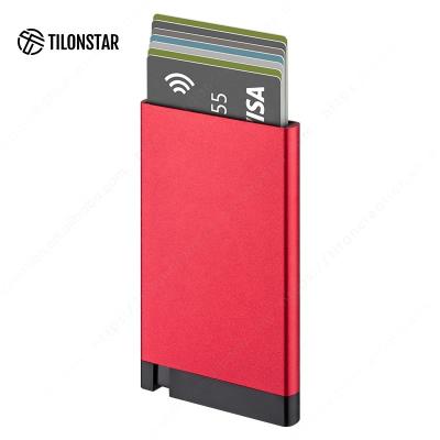 China Normcore / RFID aluminum smart wallet noise minimalist credit card wallet slim high quality minimalist stand case for sale