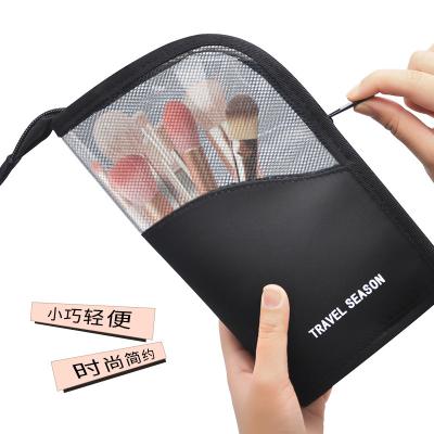 China Premium Large Lightweight Women's Traveling Cosmetic Bag Toiletry Storage Bag Makeup Waterproof Hanging Organizer and Cases for sale