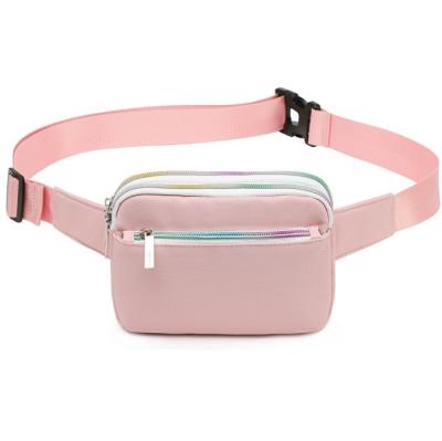 China Fashion Waist Bag Belt Pouch Fanny Pack Shoulder Bag Crossbody Bag For Women Travel Increasing Daypack for sale