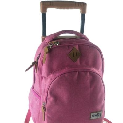 China Other Simple Backpack Trolley Student Travel School Bag Fashion Trend Leisure Trolley Backpack for Kids for sale