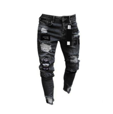 China Plus Size Breathable Denim High Waist Skinny Pants Fashion Jean For Man Blue for sale