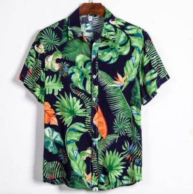 China Breathable Digital Printing Hawaiian Short Sleeve T-shirt Man Casual Shirt For Men for sale