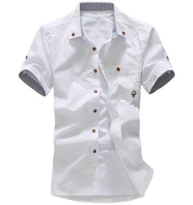 China Men Shirt New Breathable Short Sleeve Shirt Thin Breathable Casual Shirts for sale