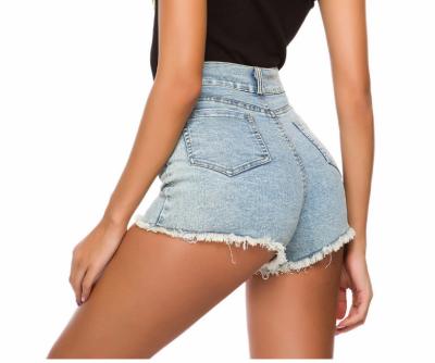 China 2021 New Arrivals Wholesale Breathable Sexy Waisted Jeans Black Jeans Shorts High for sale